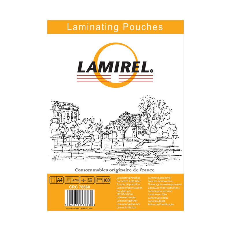 Пленка для ламинирования Lamirel LA-78660 А4 125мкм 100 шт