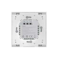 Настенный выключатель одноклавишный Aqara Smart Wall Switch H1 With Neutral Single Rocker