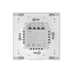 Настенный выключатель двухклавишный Aqara Smart Wall Switch H1 With Neutral Double Rocker