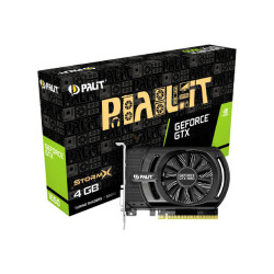 Видеокарта PALIT GTX1650 STORMX 4G NE51650006G1-1170F
