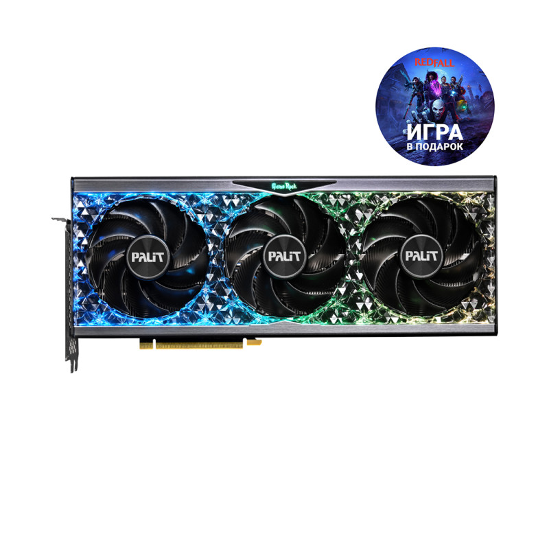 Видеокарта PALIT RTX4070Ti GAMEROCK PREMIUM 12GB NED407TS19K9-1045G