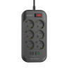 Сетевой фильтр LDNIO Defender SE6403 6 розеток 4USB 5V34A Провод 2м