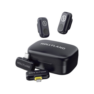 Петличный микрофон Hollyland Lark A1 Combo Черный