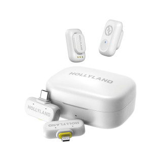 Петличный микрофон Hollyland Lark A1 Combo Белый