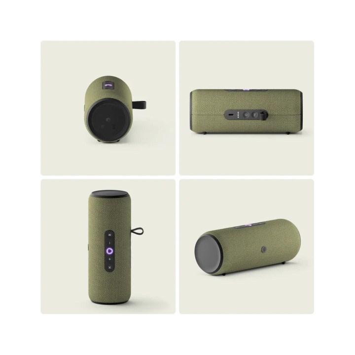 Портативная умная колонка Яндекс Станция Стрит с Алисой, 30 Вт, Зеленый