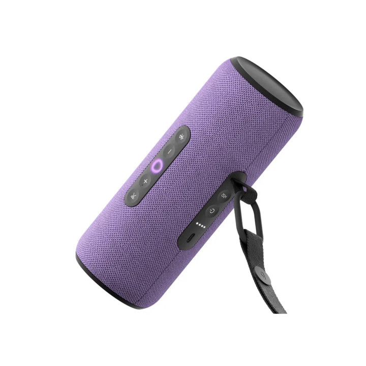 Портативная умная колонка Яндекс Станция Стрит с Алисой, 30 Вт, Фиолетовый