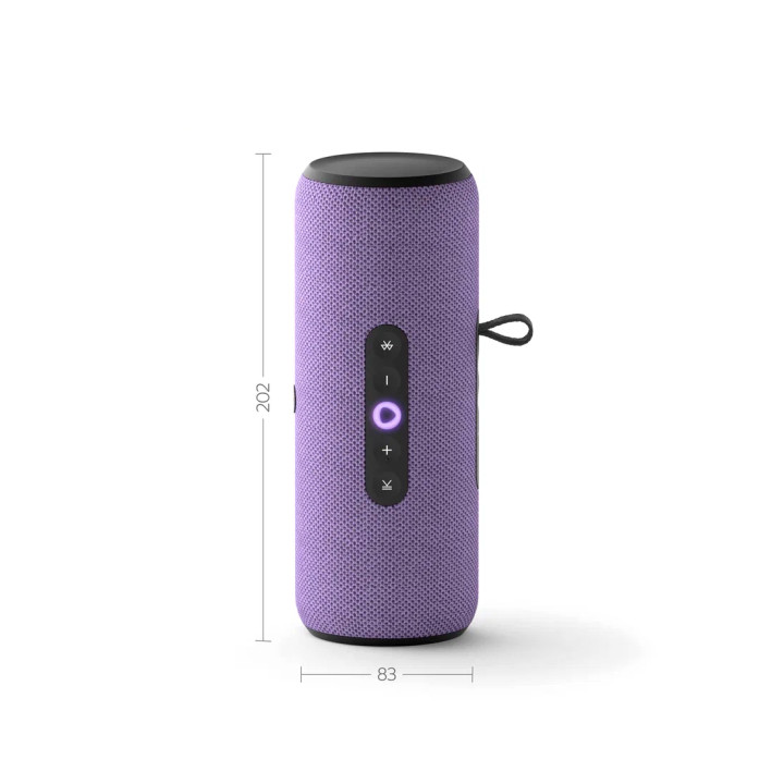 Портативная умная колонка Яндекс Станция Стрит с Алисой, 30 Вт, Фиолетовый
