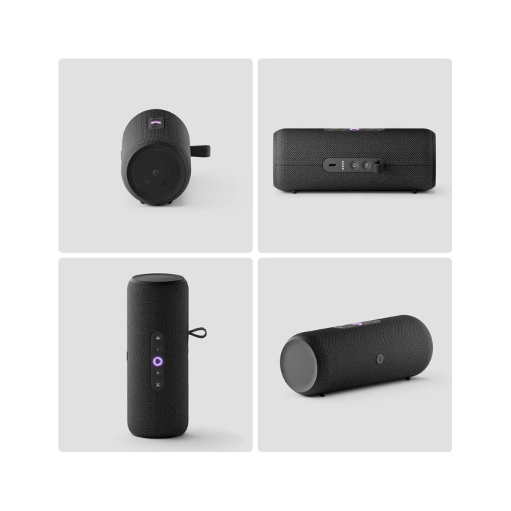 Портативная умная колонка Яндекс Станция Стрит с Алисой, 30 Вт, Черный