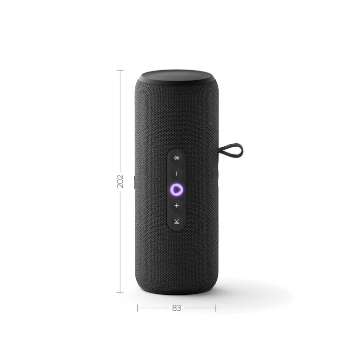 Портативная умная колонка Яндекс Станция Стрит с Алисой, 30 Вт, Черный