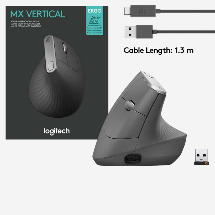 Мышь беспроводная Logitech MX Vertical (400-4000