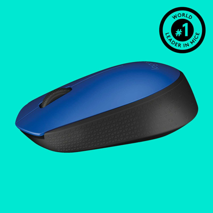 Мышь беспроводная Logitech M171 Blue (синяя,