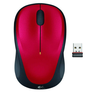 Мышь беспроводная Logitech M235 Red (красная,