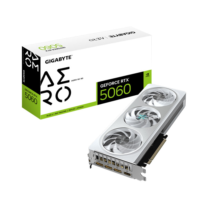 Видеокарта Gigabyte (GV-N5060AERO OC-8GD) RTX5060 AERO OC 8G