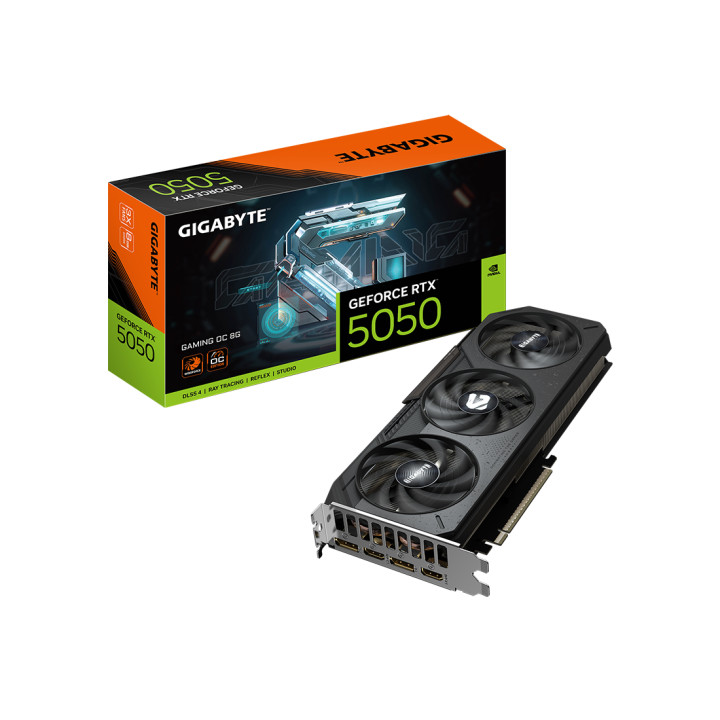 Видеокарта Gigabyte (GV-N5050GAMING OC-8GD) RTX5050 GAMING OC 8G