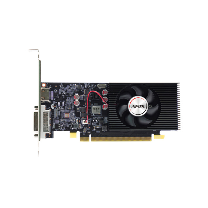 Видеокарта AFOX GT1030 4GB D4 LP Single Fan (AF1030-4096D4L5)
