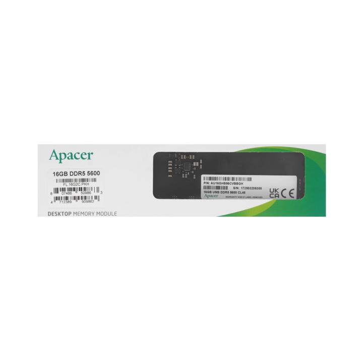 Модуль памяти Apacer FL.16G2C.PKH 16GB DDR5 5600MHz