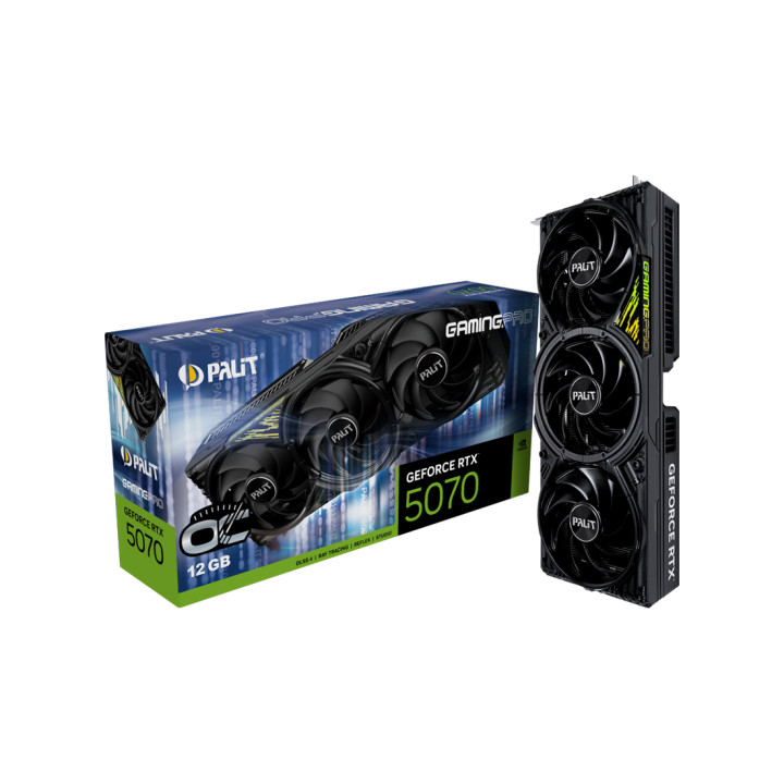 Видеокарта PALIT RTX5070 GAMINGPRO OC 12GB (NE75070T19K9-GB2050A)