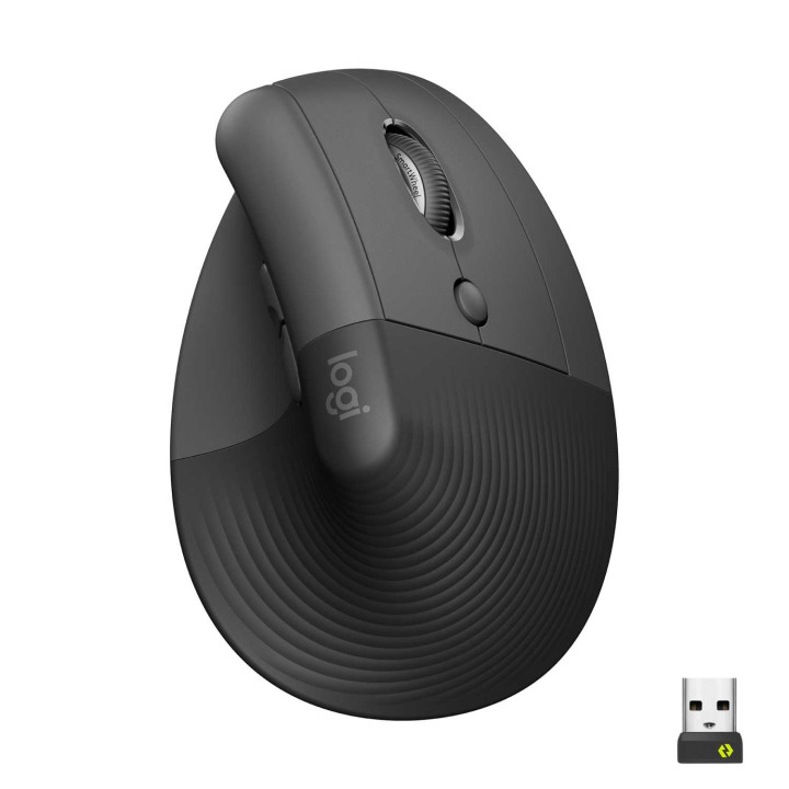 Мышь беспроводная Logitech LIFT GRAPHITE (400-4000